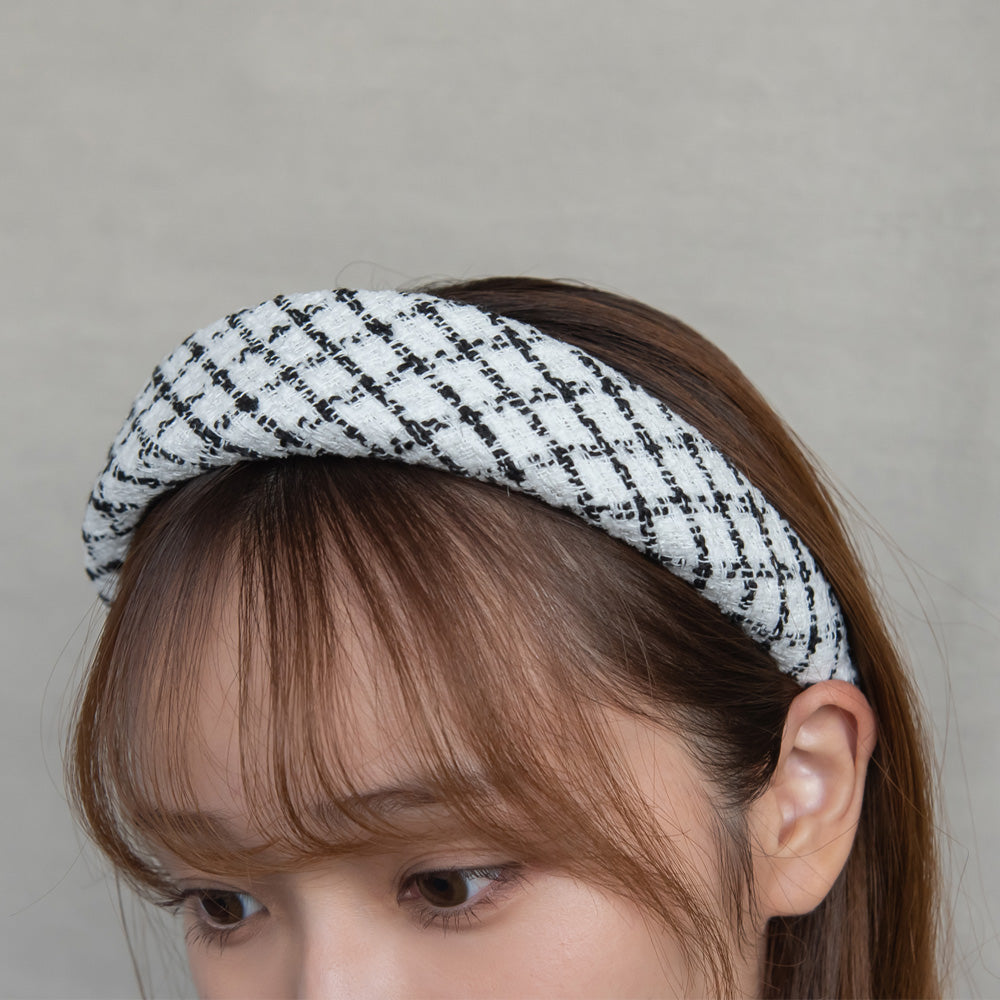 Wide Tweed Headband