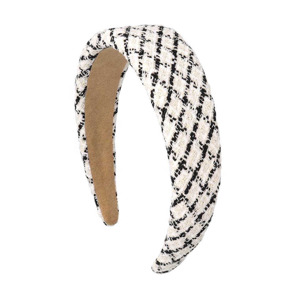 Wide Tweed Headband