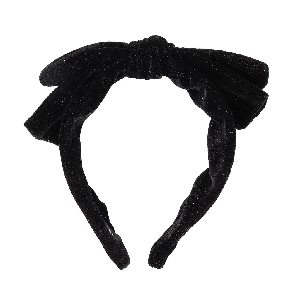 Oversized Bow Velvet Headband