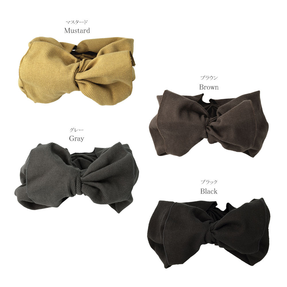 Wide Bow Detail Headband