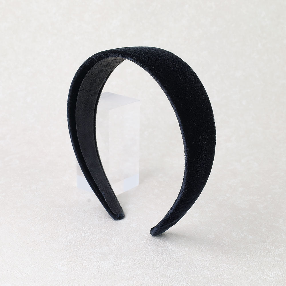Black Velvet Wide Headband