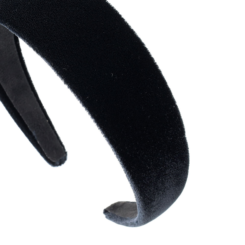 Black Velvet Wide Headband