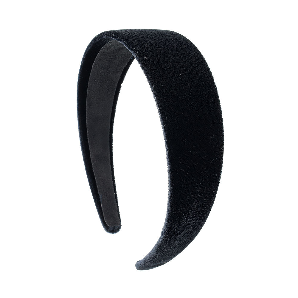 Black Velvet Wide Headband