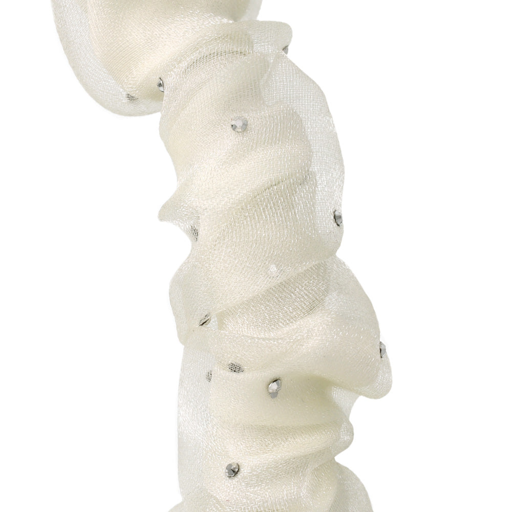 Metallic Dot Ruffle Headband