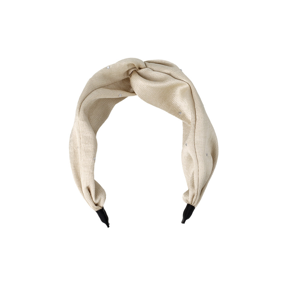 Top Knot Wide Dazzling Headband
