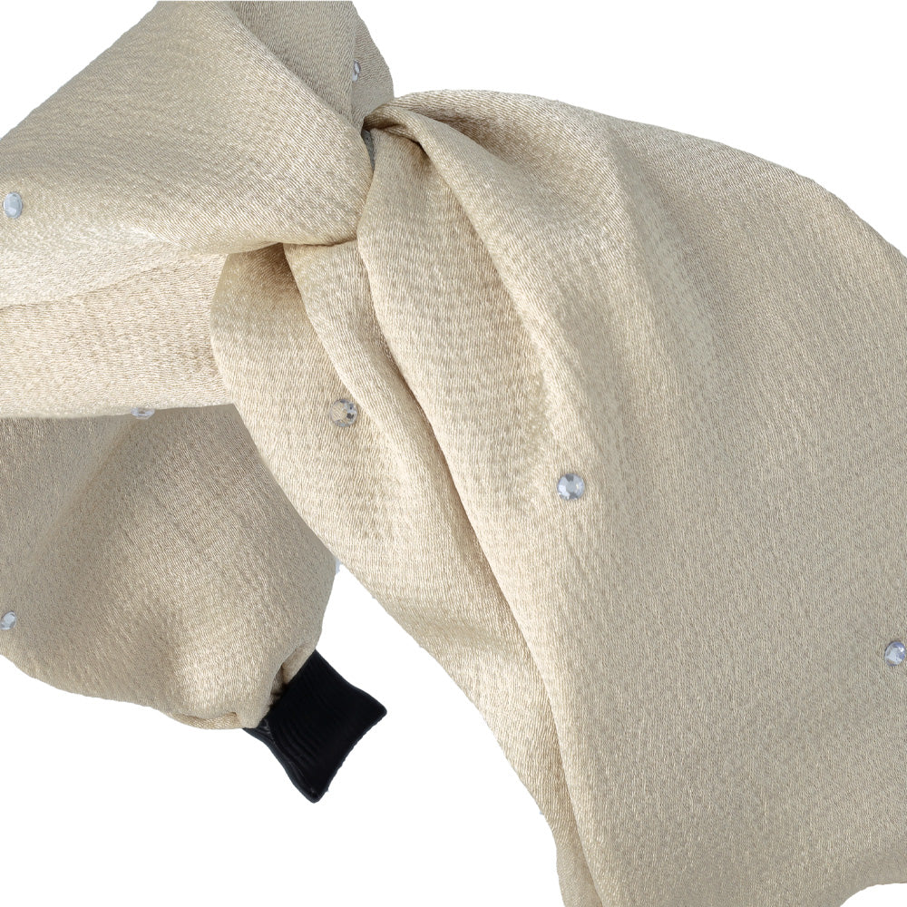 Top Knot Wide Dazzling Headband