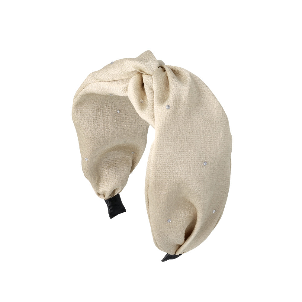 Top Knot Wide Dazzling Headband