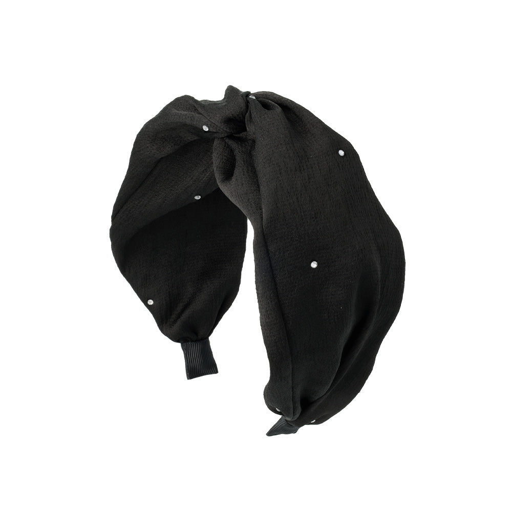 Top Knot Wide Dazzling Headband