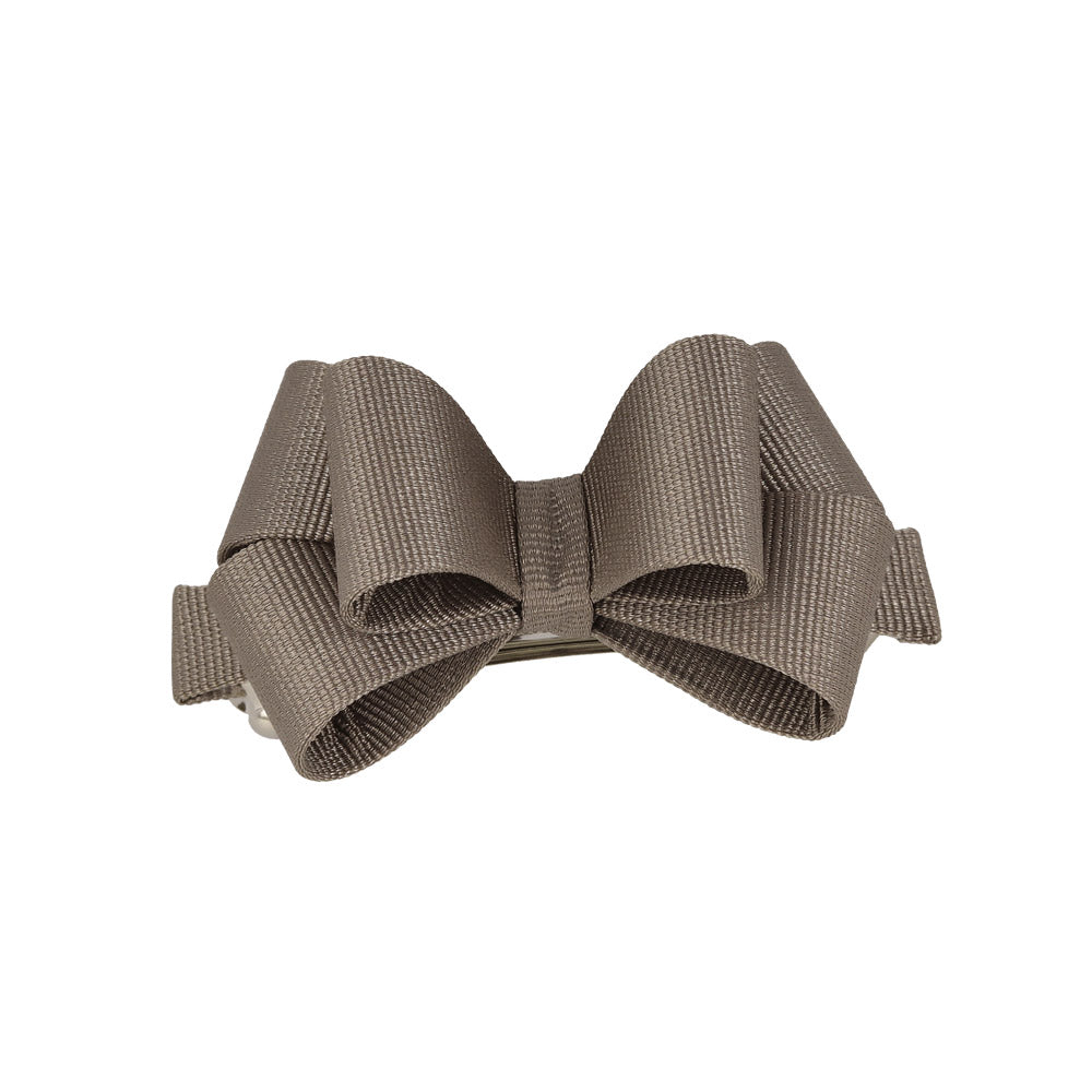 Layered Grosgrain Bow Hair Barrette