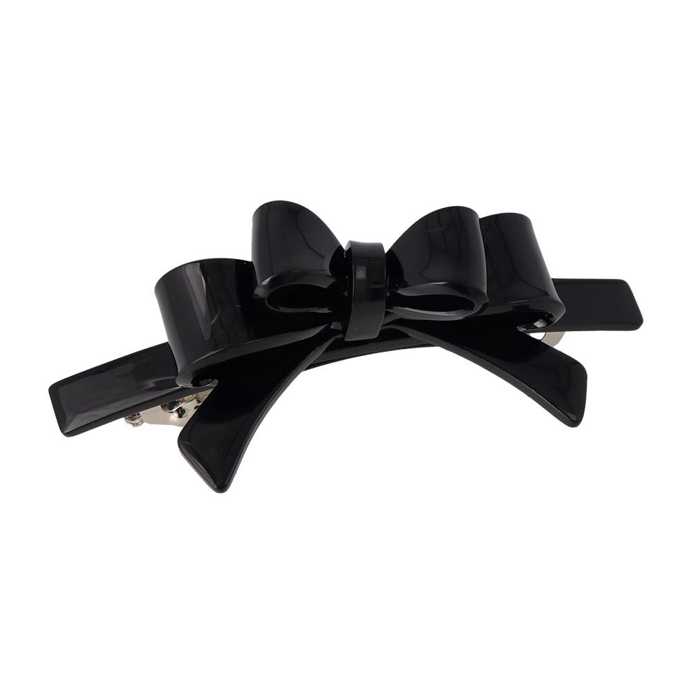 Layered Ribbon Bow Barrette