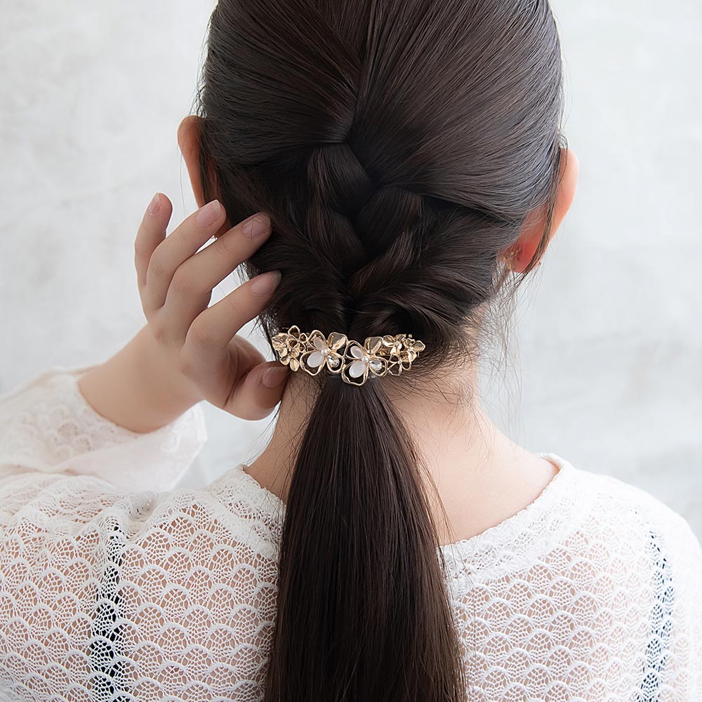 Mixed Multi Flower Barrette - osewaya