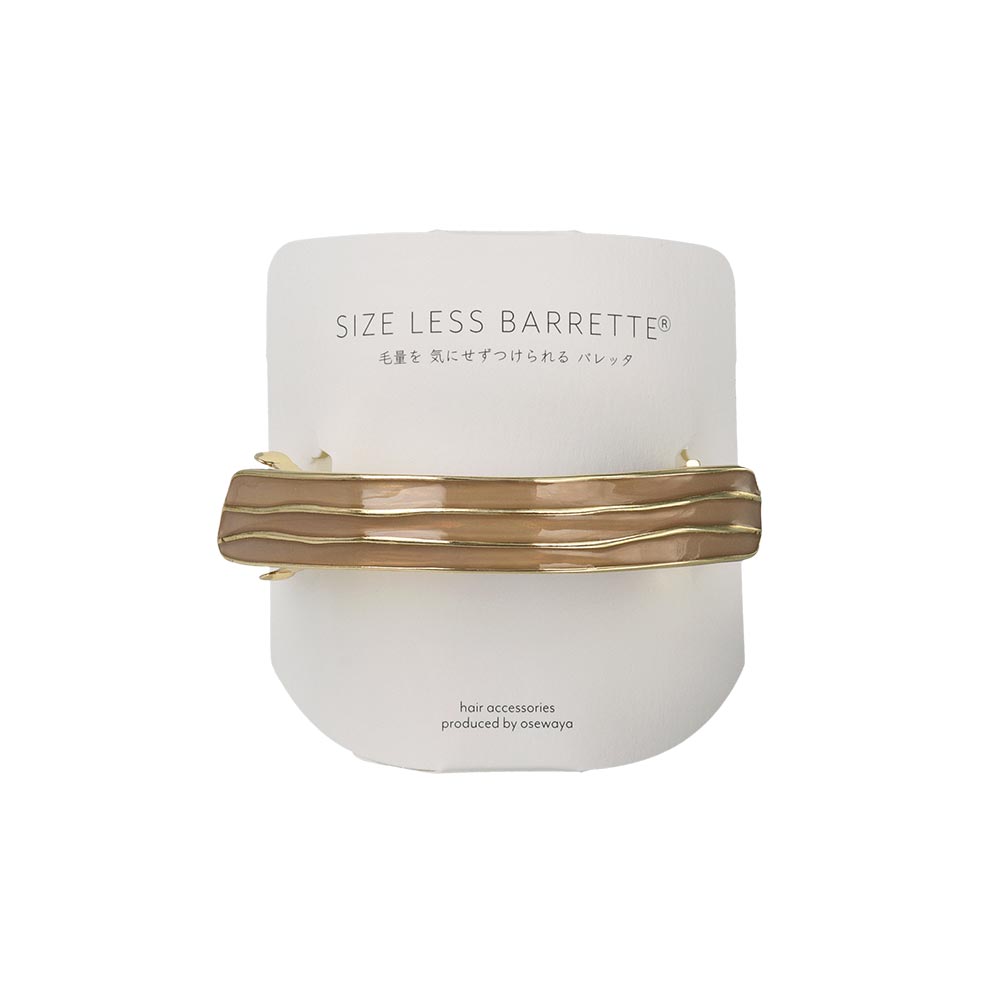 Gold Line Arch Hair Barrette