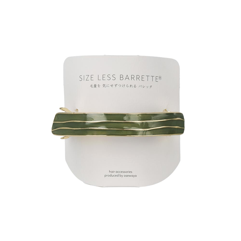 Gold Line Arch Hair Barrette