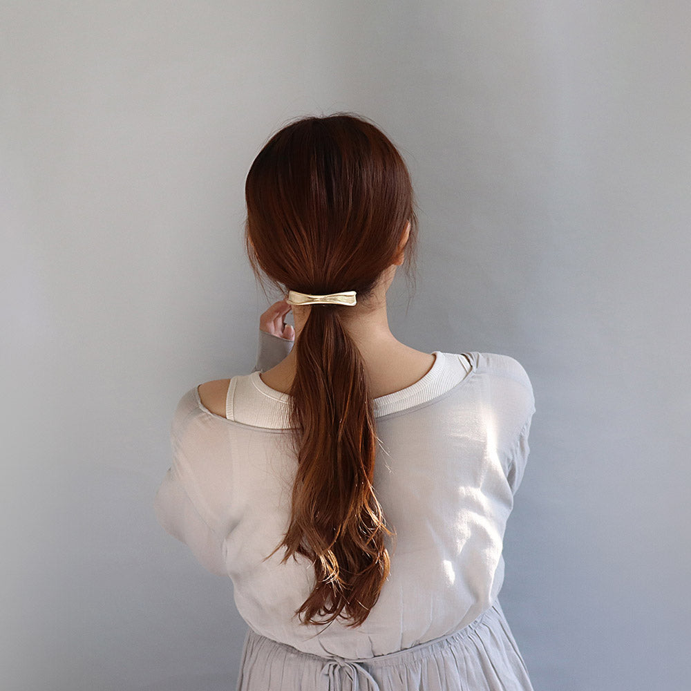 Wavy Metal Arch Hair Barrette