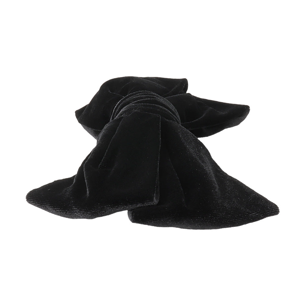 Oversized Velvet Bow Barrette