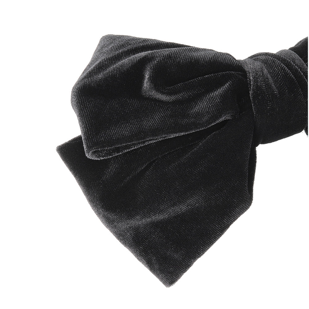 Oversized Velvet Bow Barrette