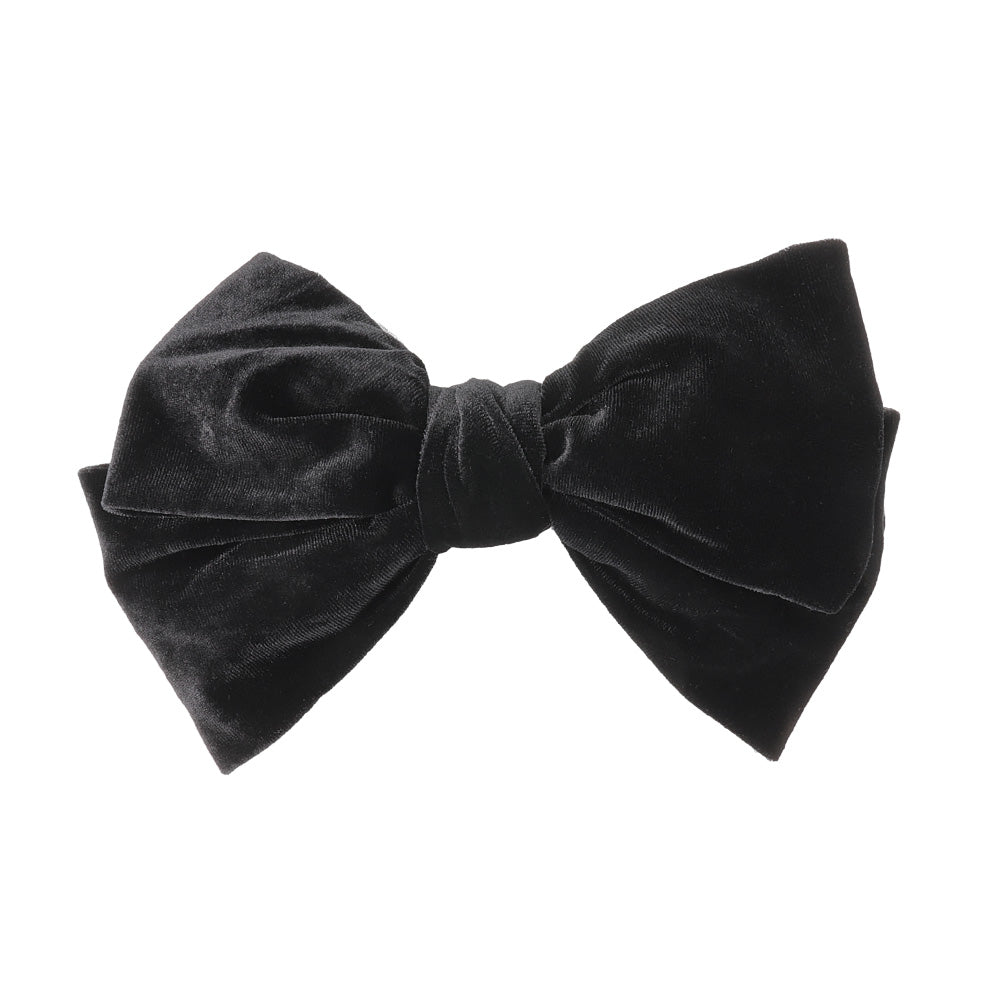 Oversized Velvet Bow Barrette