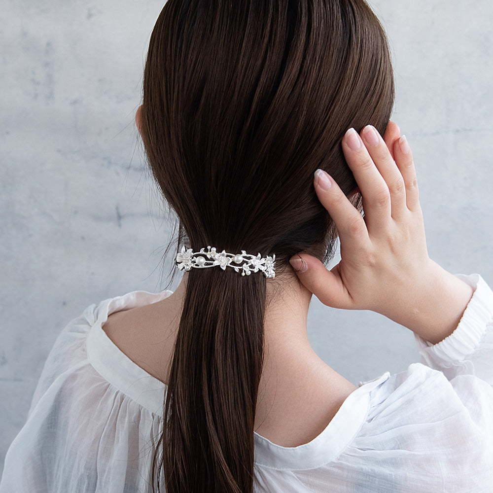 Blooming Vine Hair Barrette