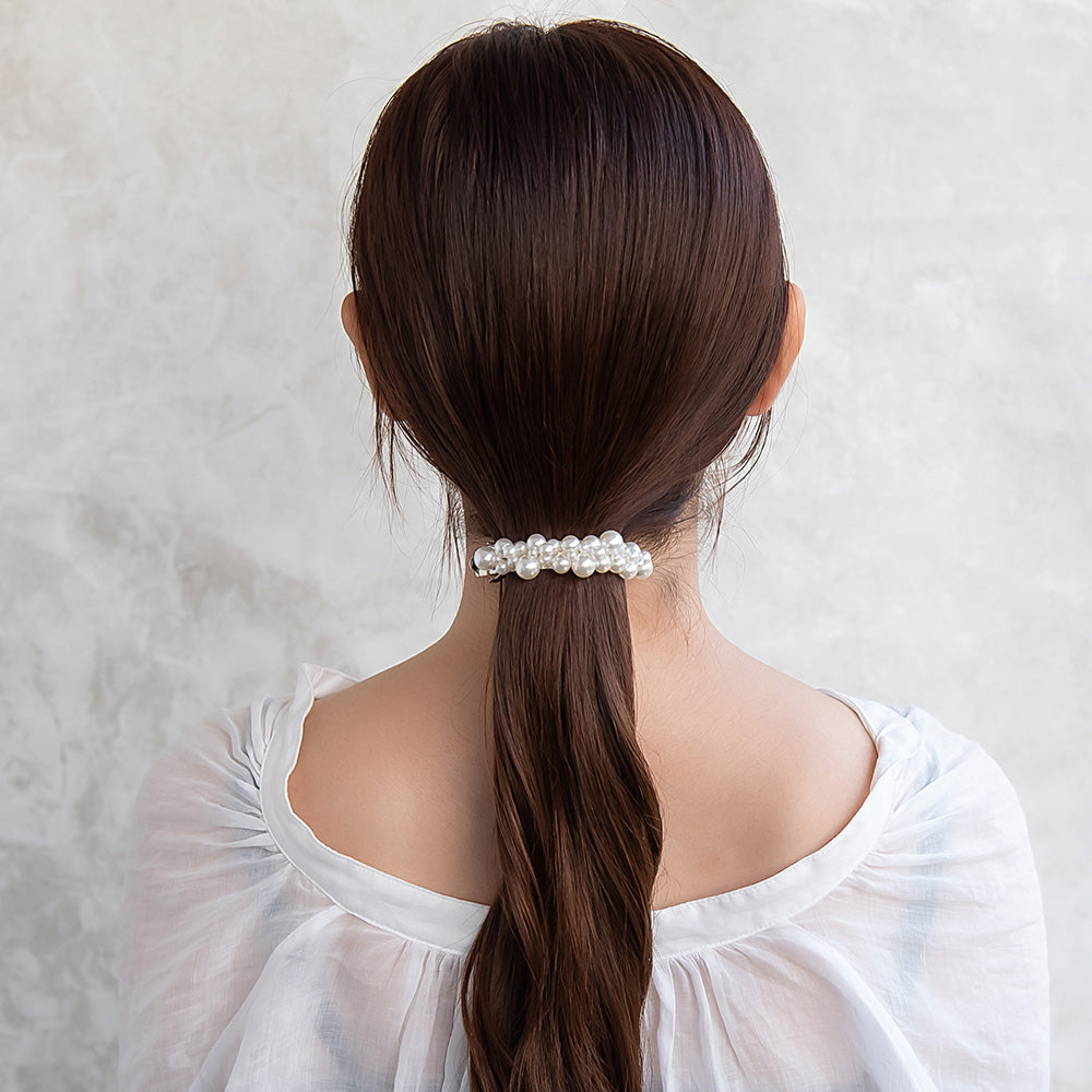 Bubble Pearl Hair Barrette