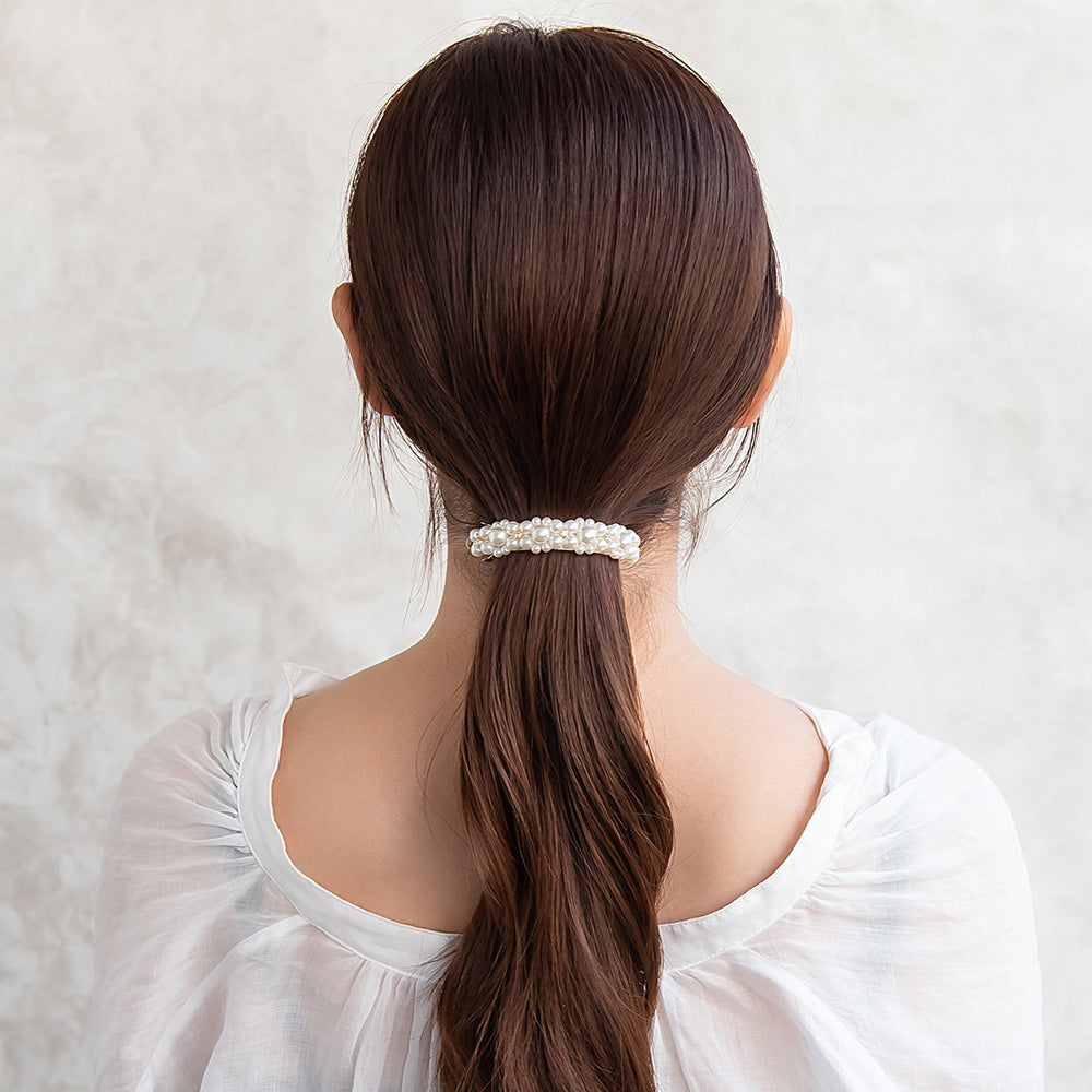 Bubble Pearl Hair Barrette