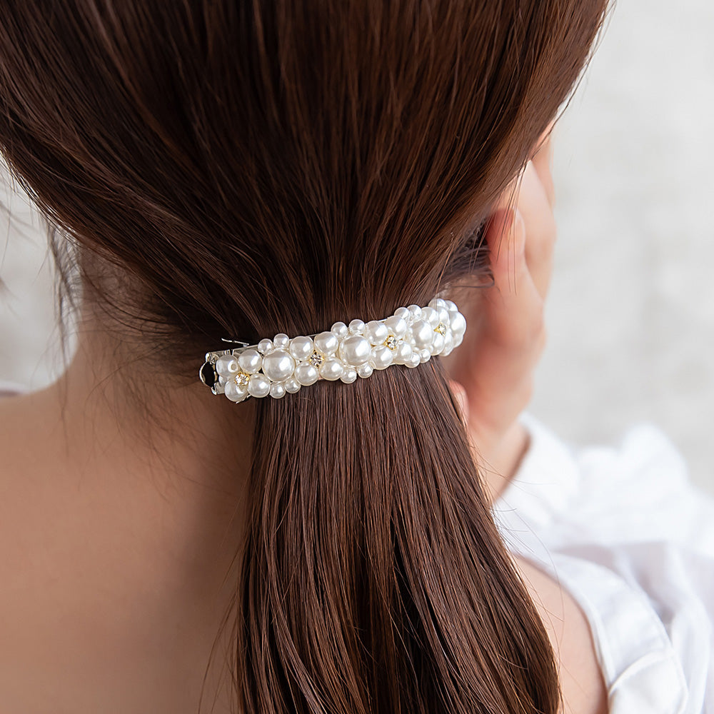 Bubble Pearl Hair Barrette