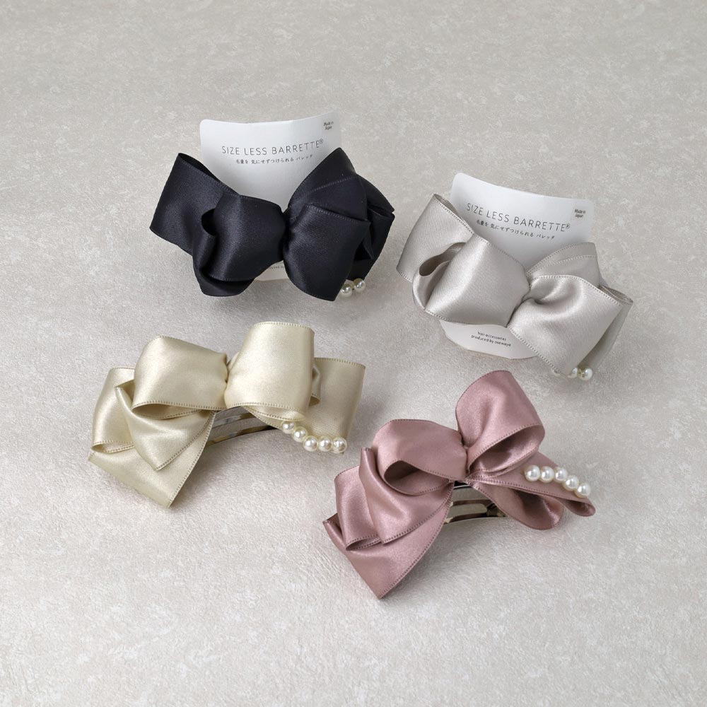 Layered Bow Hair Barrette