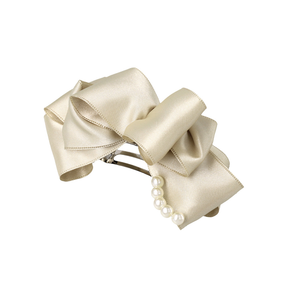 Layered Bow Hair Barrette