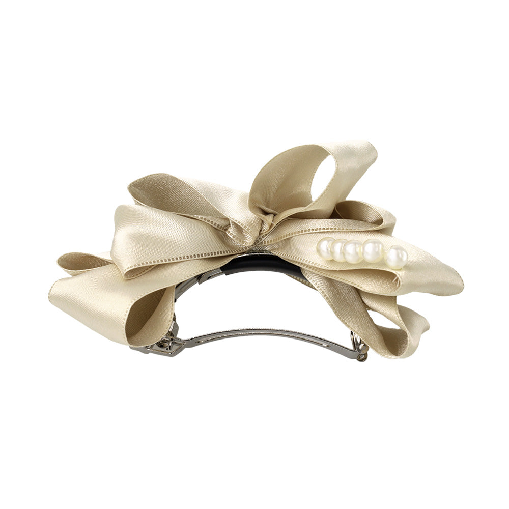 Layered Bow Hair Barrette