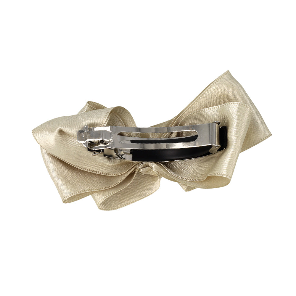 Layered Bow Hair Barrette