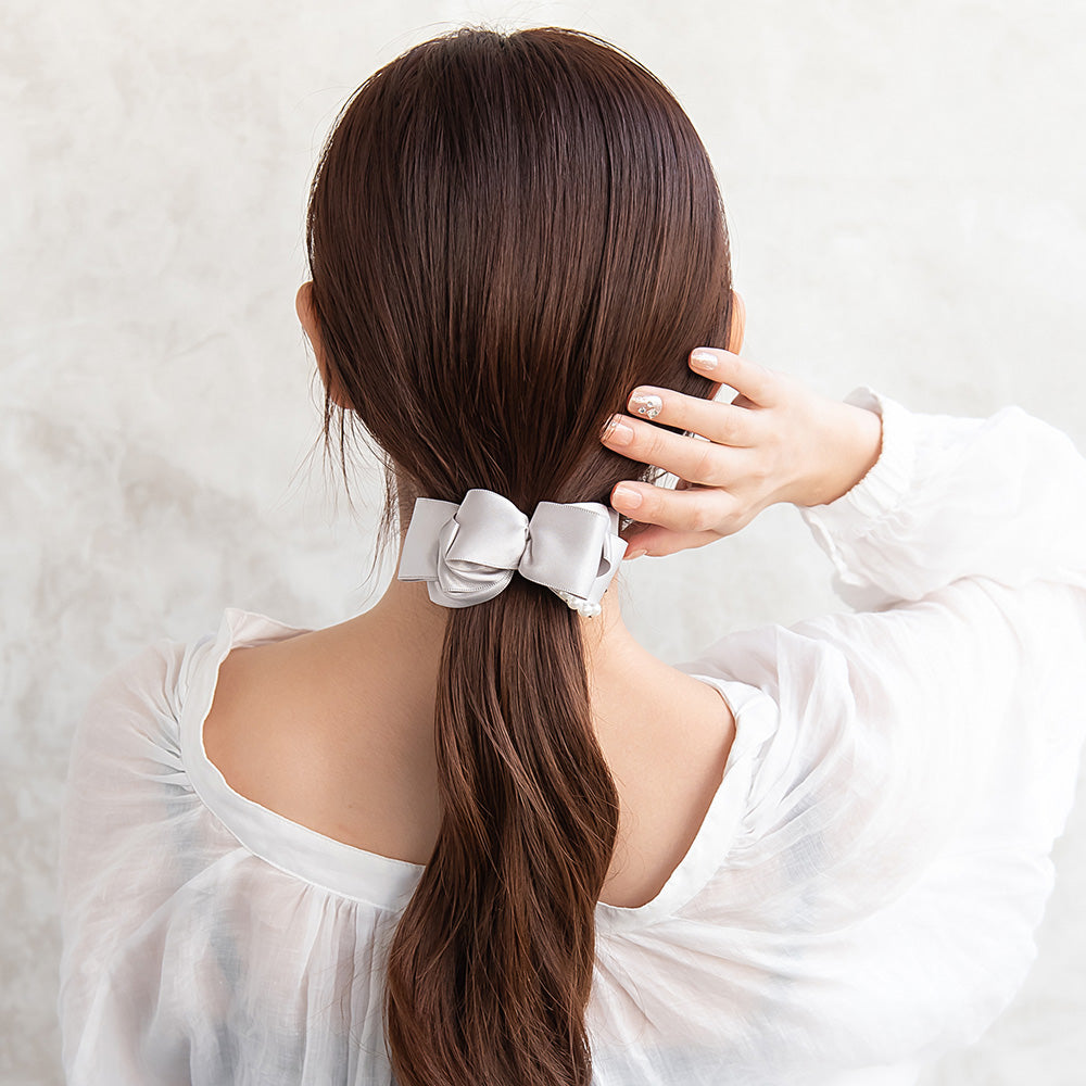 Layered Bow Hair Barrette
