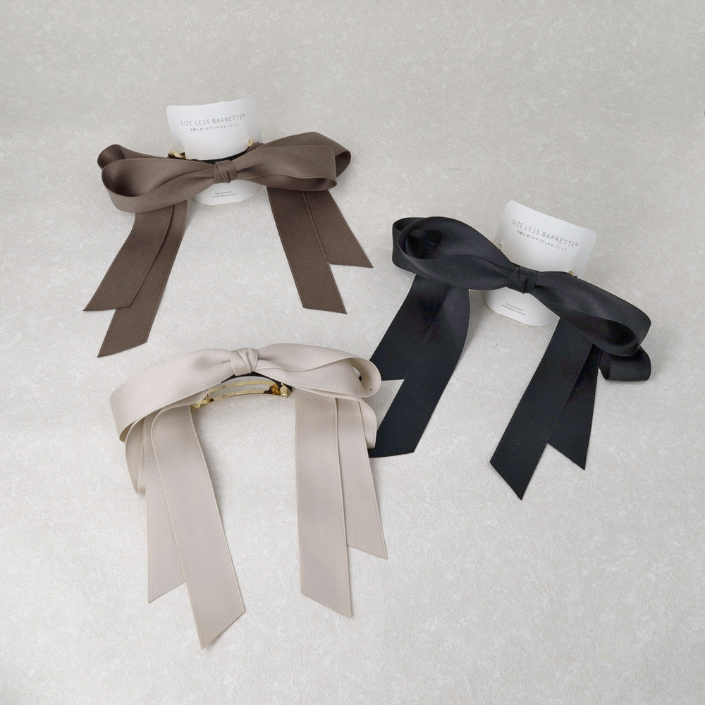 Layered Bow Hair Barrette