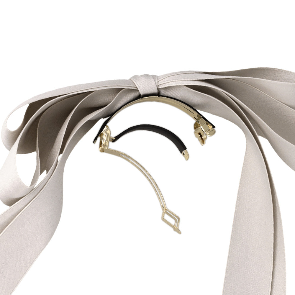 Layered Bow Hair Barrette