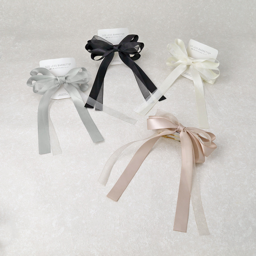 Mixed Bow Hair Barrette