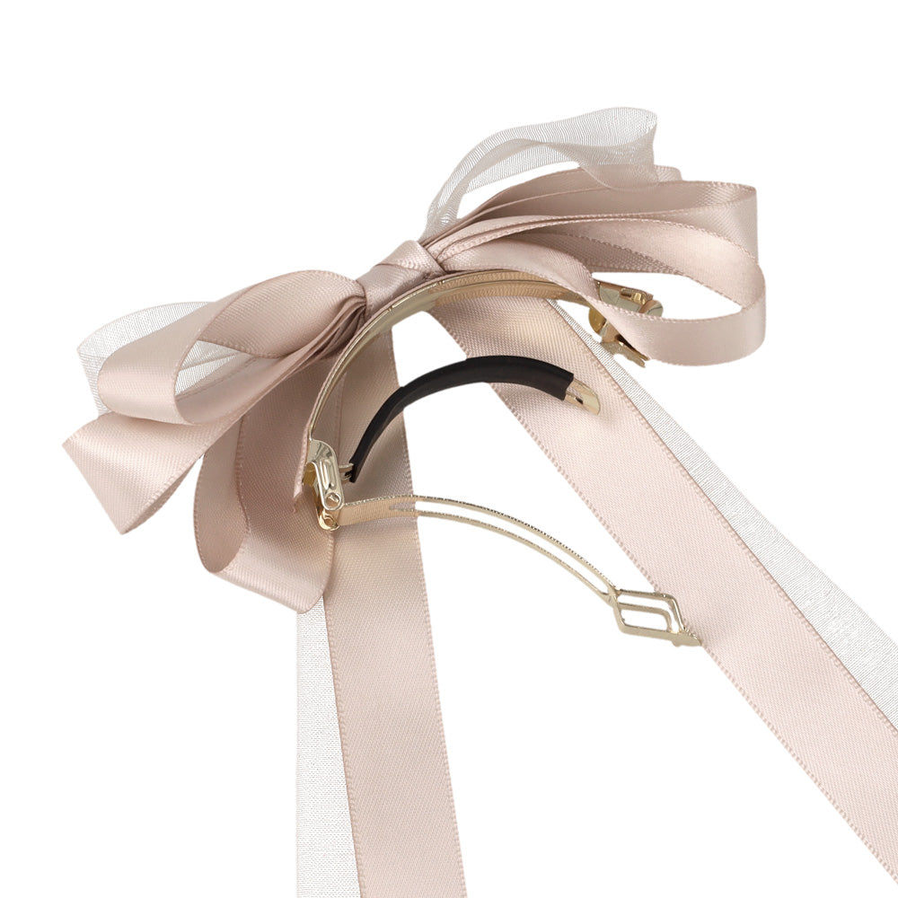 Mixed Bow Hair Barrette