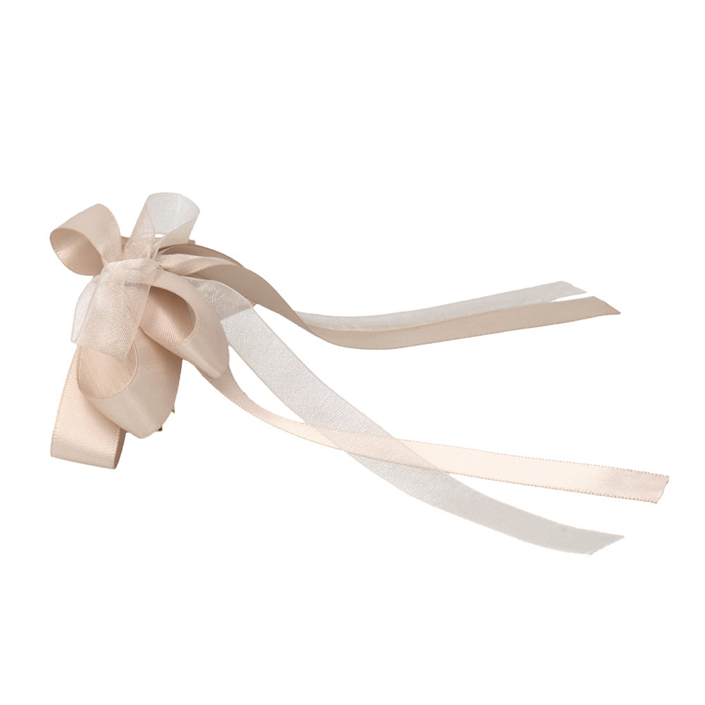 Mixed Bow Hair Barrette