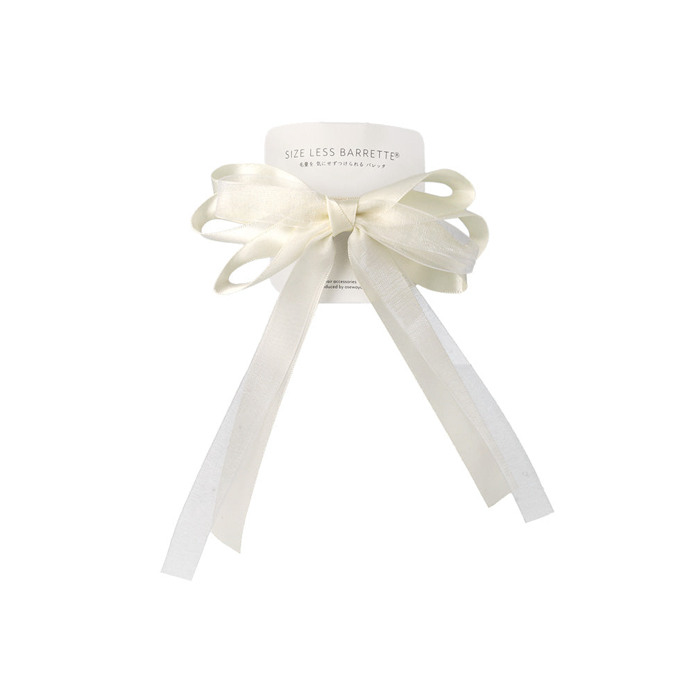 Mixed Bow Hair Barrette