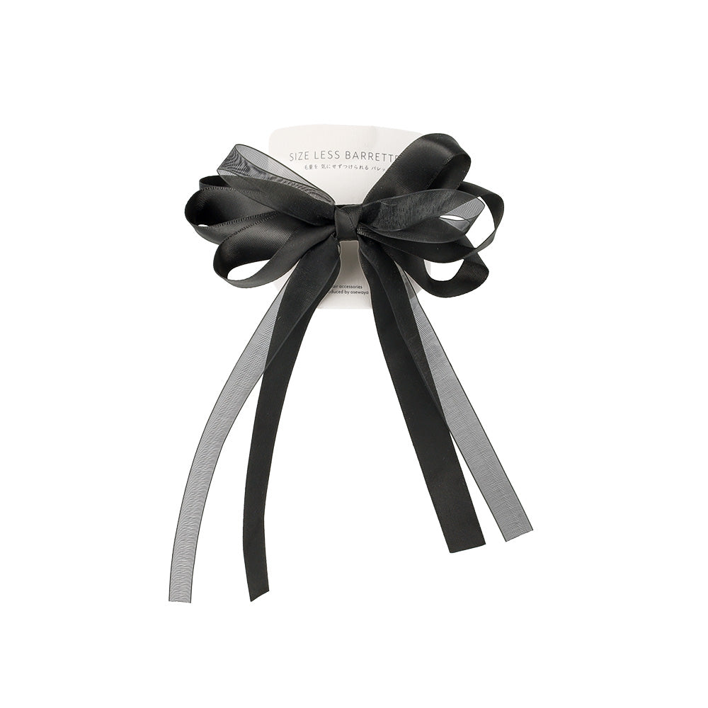 Mixed Bow Hair Barrette