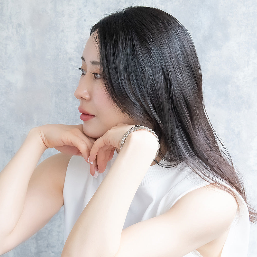 Flat Chain Hinge Bangle