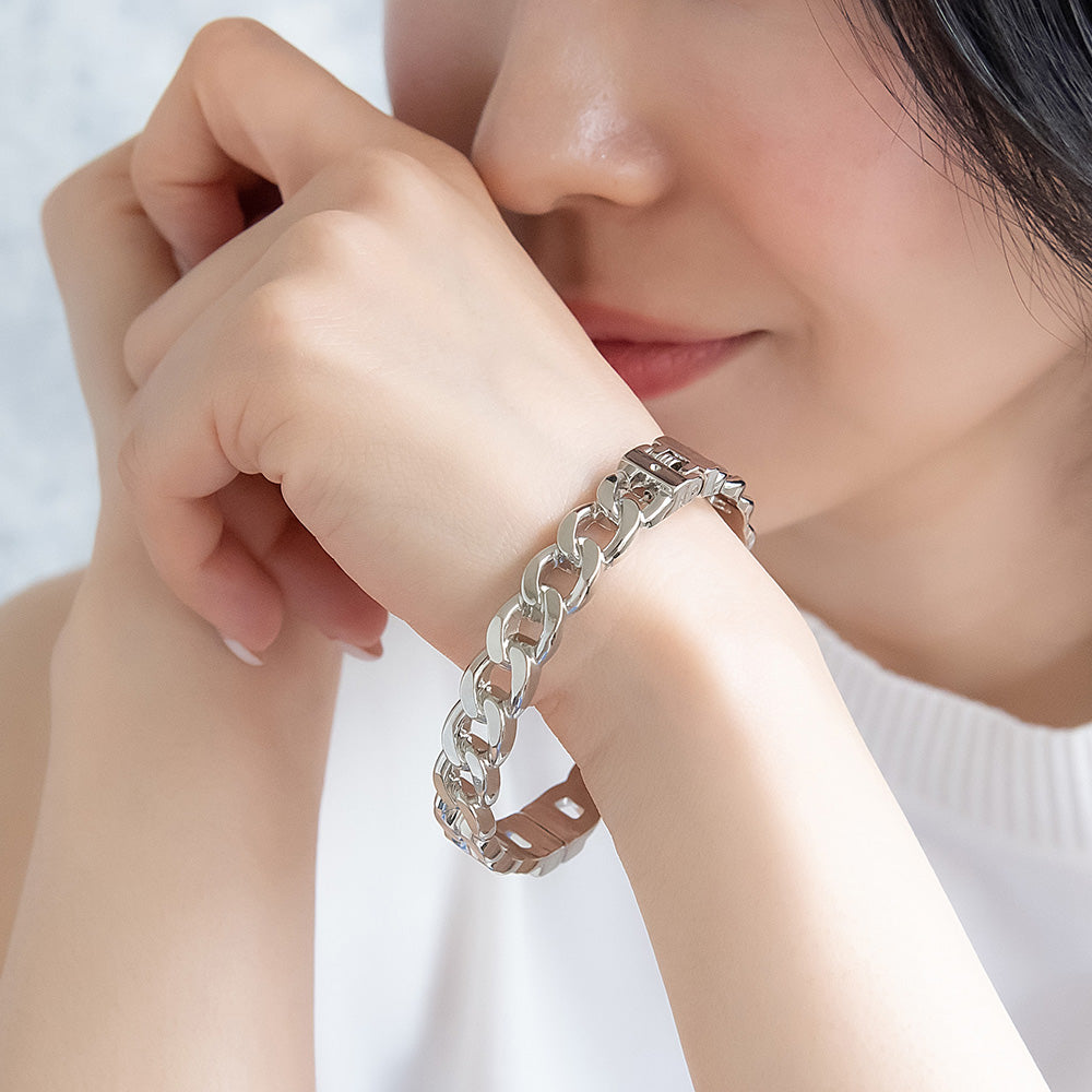 Flat Chain Hinge Bangle