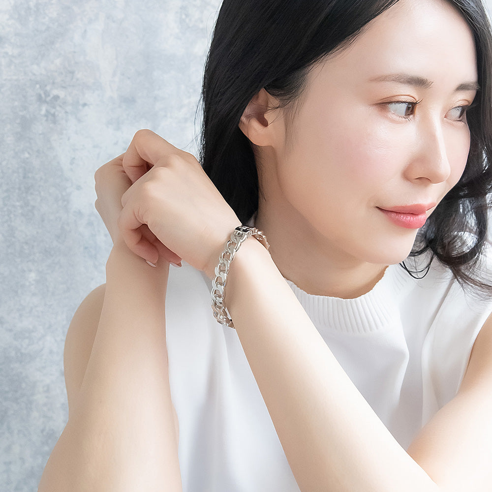 Flat Chain Hinge Bangle