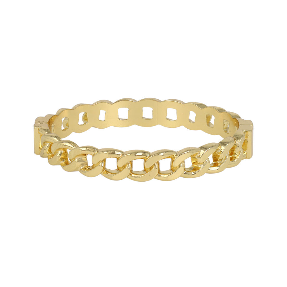 Flat Chain Hinge Bangle