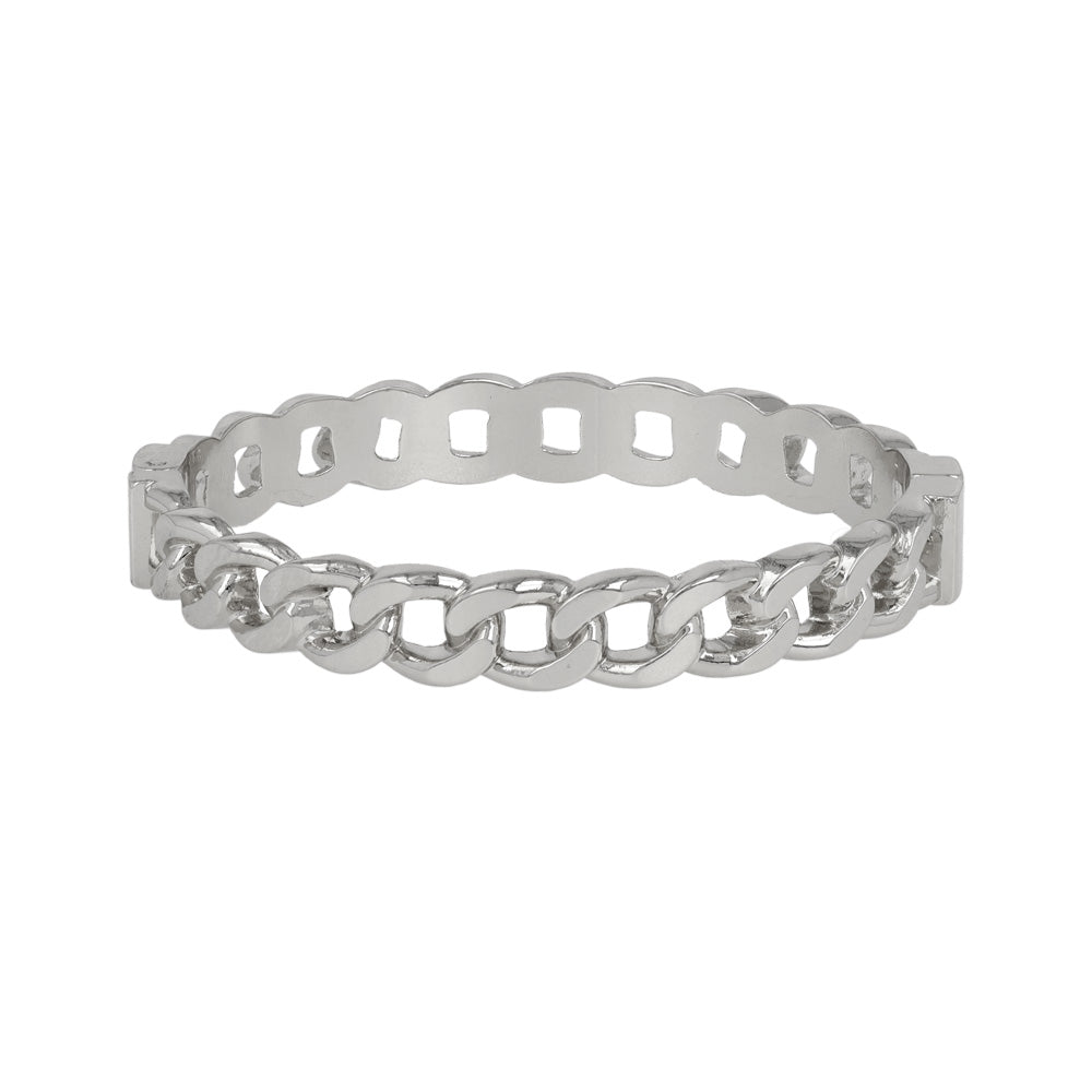 Flat Chain Hinge Bangle