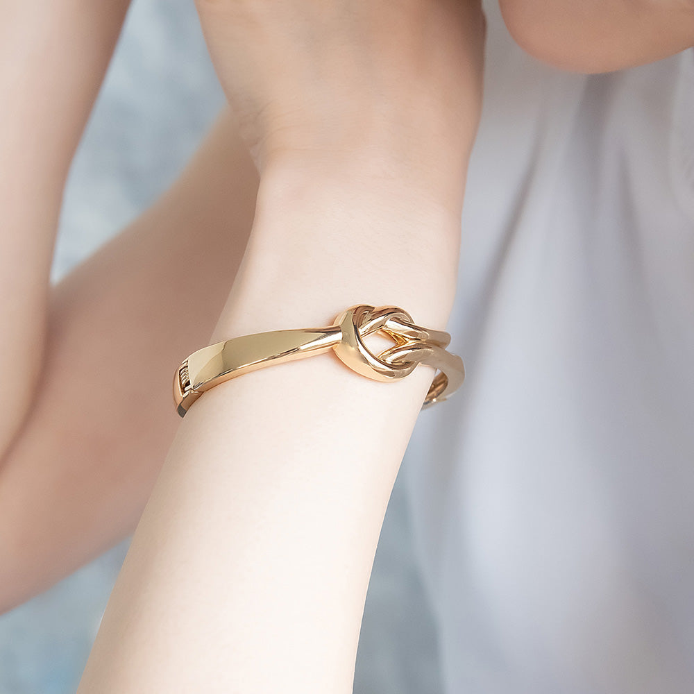 Knot Hinge Bangle