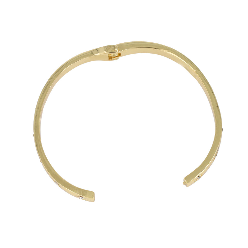Star Studded Hinge Bangle