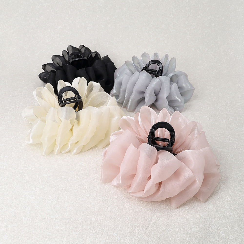 Drapey Ruffle Hair Claw - osewaya