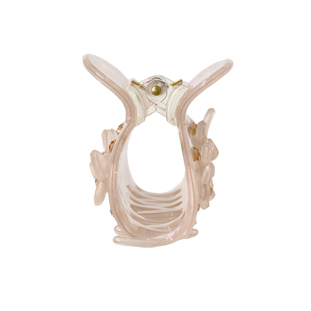 Iridescent Flower& Butterfly Hair Claw