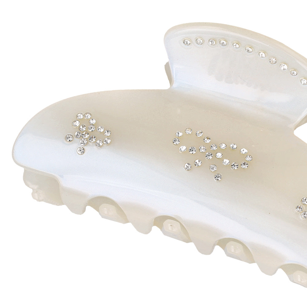 Rhinestone Glossy Hair Clip