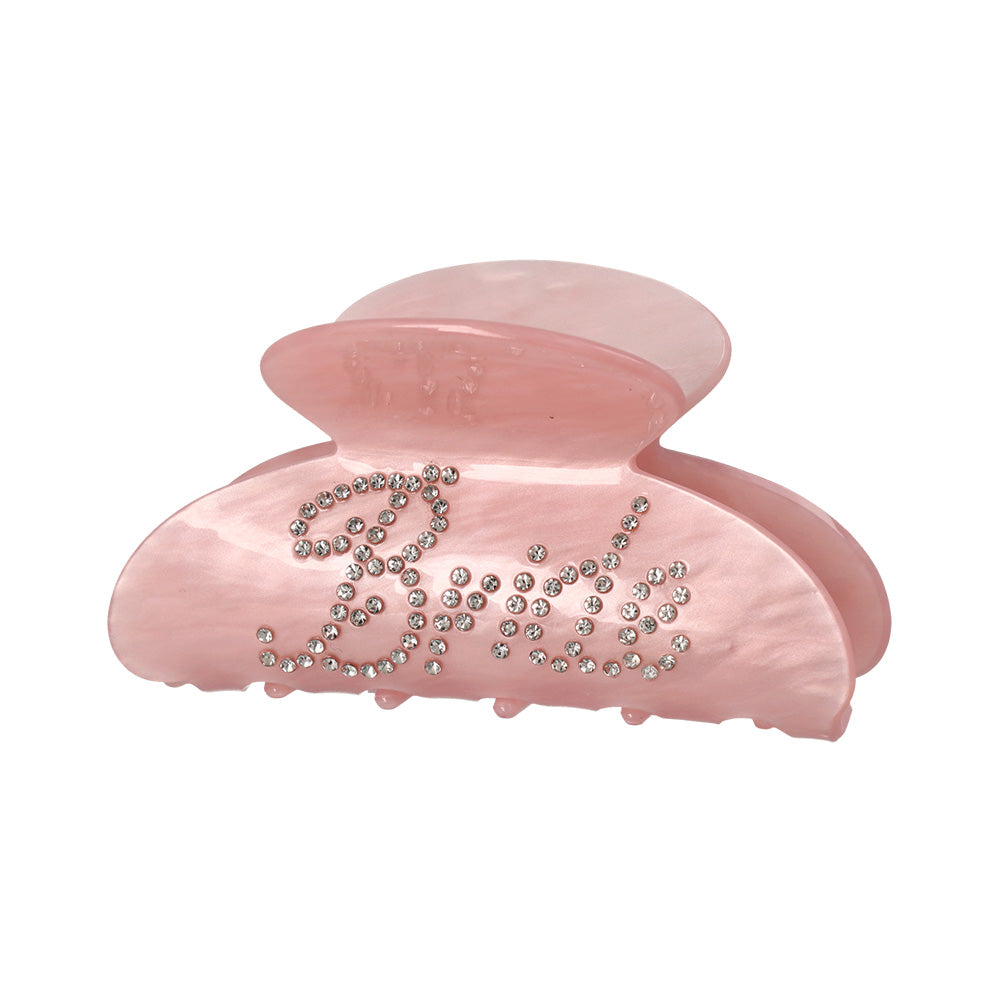Rhinestone Word Hair Claw