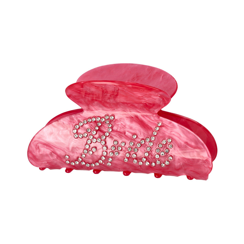 Rhinestone Word Hair Claw