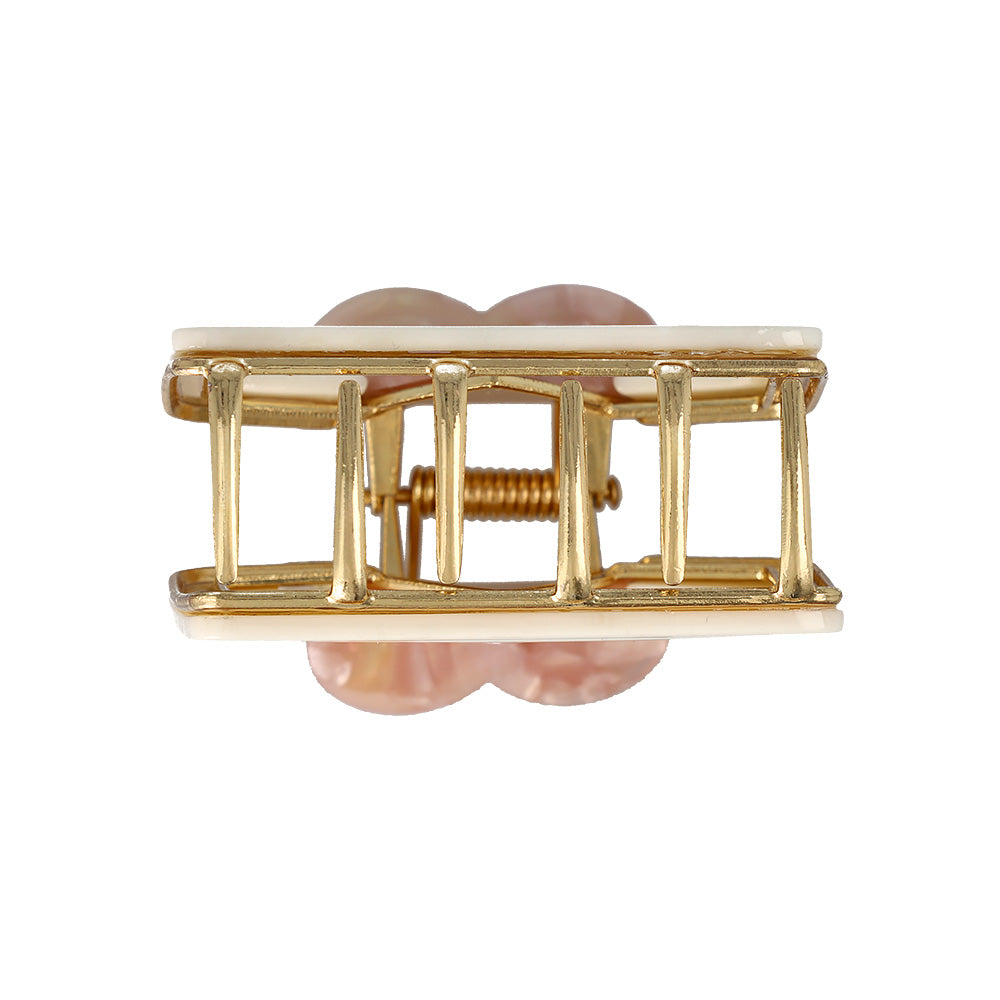 Rectangular Heart Hair Claw